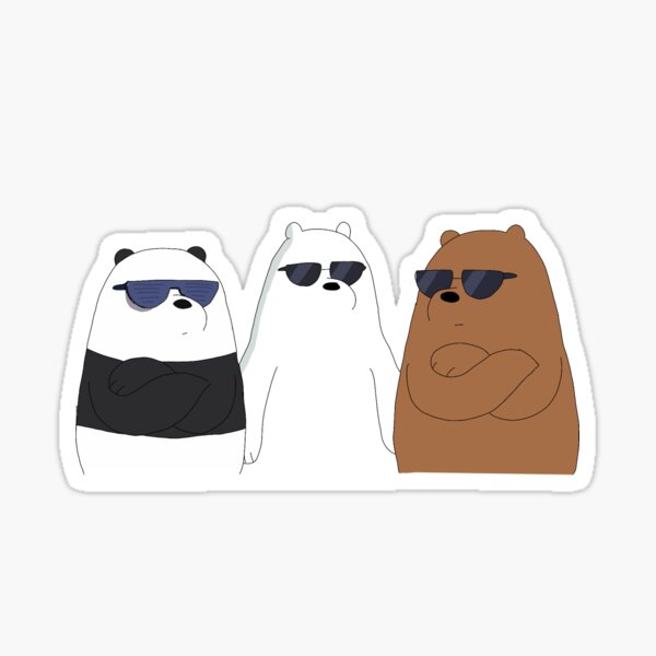 we bare bears Sticker