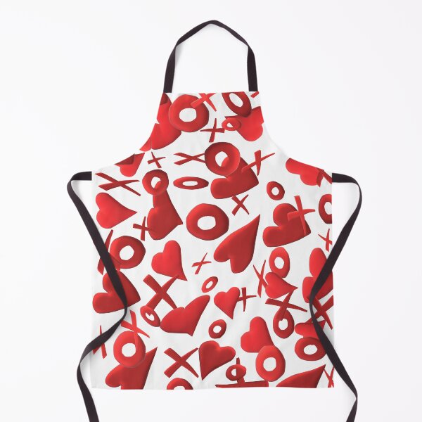 Item preview, Floating Love. Red Hearts, Xs and Os.  (White Background) designed and sold by ArtByLM.