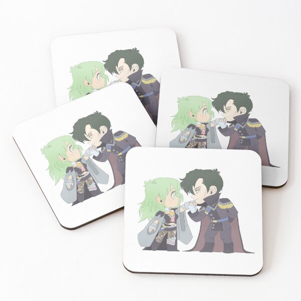 Item preview, Byleth x Hubert - Fire Emblem Three Houses - Chibi Cuties designed and sold by kickgirl.
