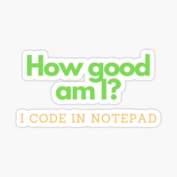 I'm the best developer Sticker