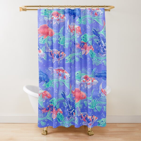 Ebb & Flow - Koi Fish Shower Curtain