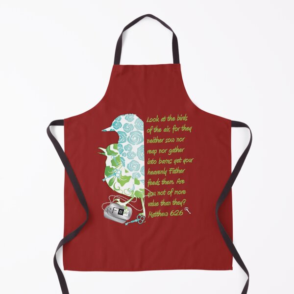 Birds of the Air, Matthew 6:26 Apron