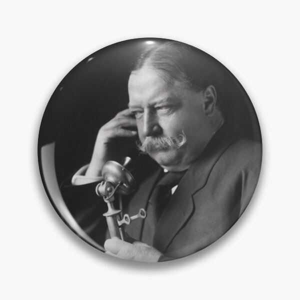 Artikelvorschau, William Howard Taft am Telefon – 1908 entworfen und verkauft von warishellstore.
