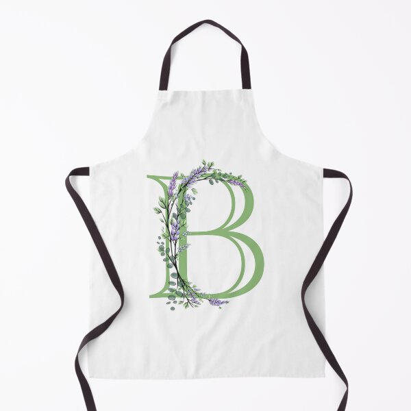 Item preview, The letter “B” | romantic Eucalyptus and Lavender floral illustration | floral Monograms designed and sold by hollycooper.