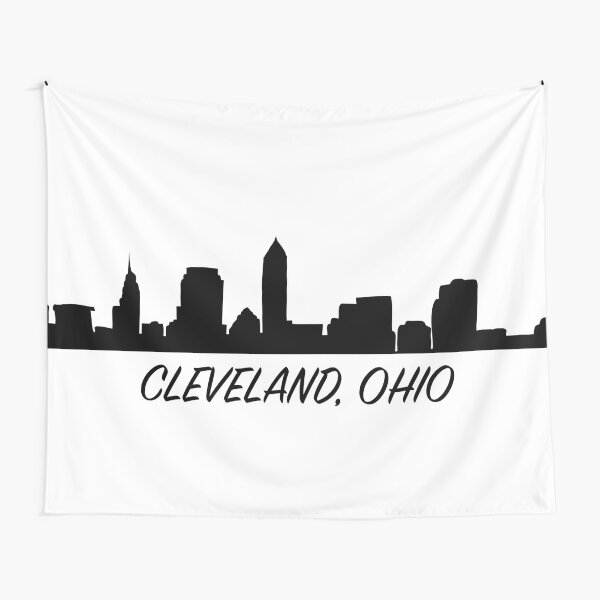 Disover Cleveland Ohio Skyline City  | Tapestry