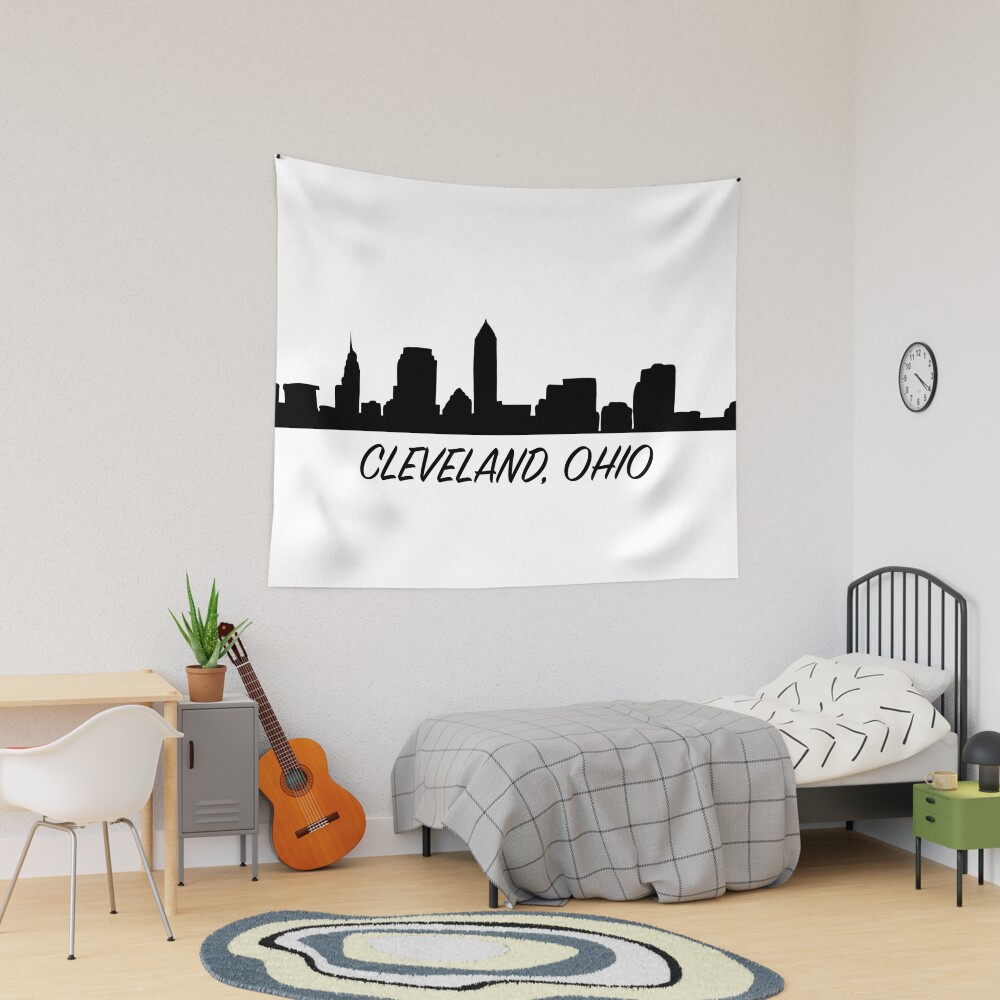 Disover Cleveland Ohio Skyline City  | Tapestry