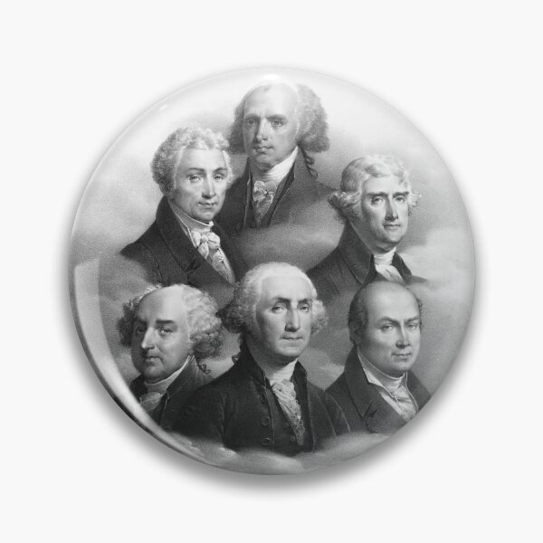 Item preview, First Six Presidents - Bald Eagle - Vintage Lithograph designed and sold by warishellstore.