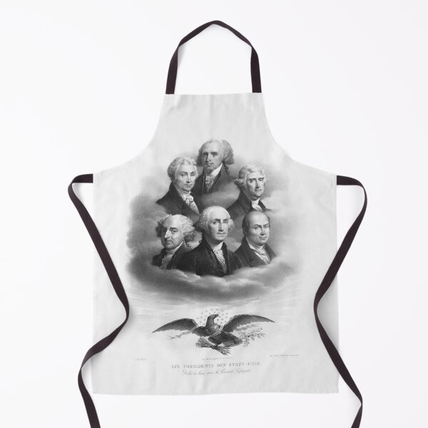 Item preview, First Six Presidents - Bald Eagle - Vintage Lithograph designed and sold by warishellstore.
