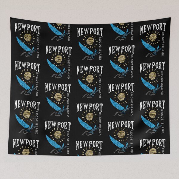 Item preview, Newport Rhode island Sailboat Catamaran Sailing Souvenir Sun Blue designed and sold by ArtByBollwitt.