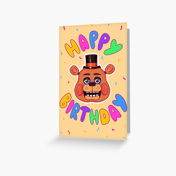 Freddy Fazbear's Birthday!  Poster for Sale by oriana132