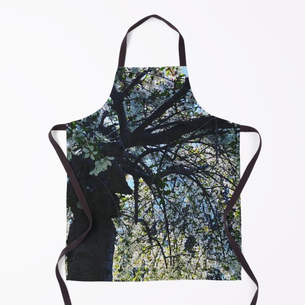 Item preview, Elegant White flowering Spring Cherry tree photo designed and sold by hollycooper.