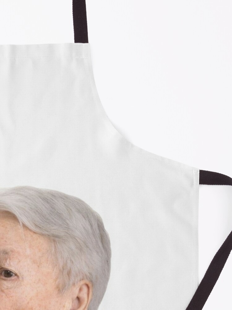 Alternate view of Old Lady with Inhaler Apron