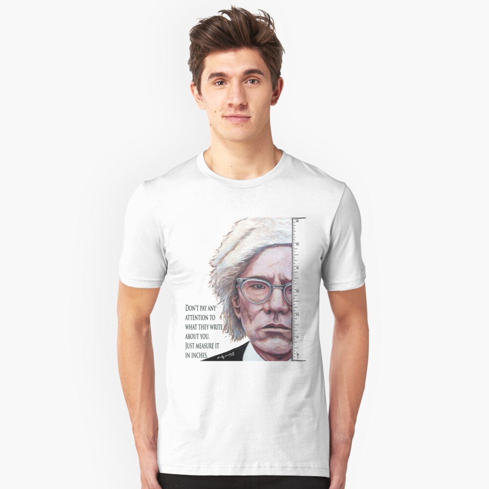 Advice from Warhol Slim Fit T-Shirt