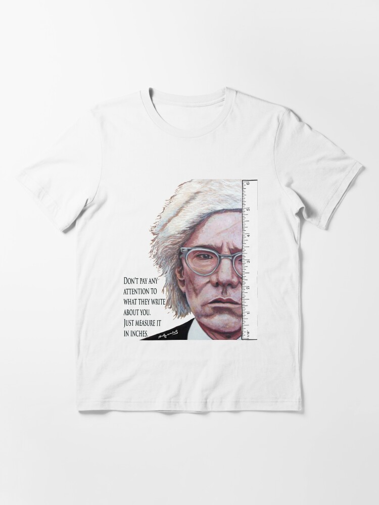 Alternate view of Advice from Warhol Essential T-Shirt