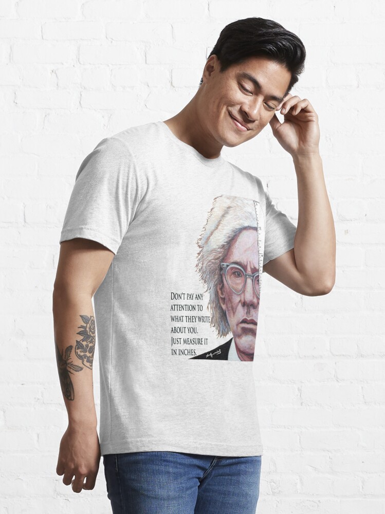 Alternate view of Advice from Warhol Essential T-Shirt