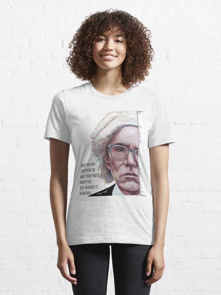 Alternate view of Advice from Warhol Essential T-Shirt