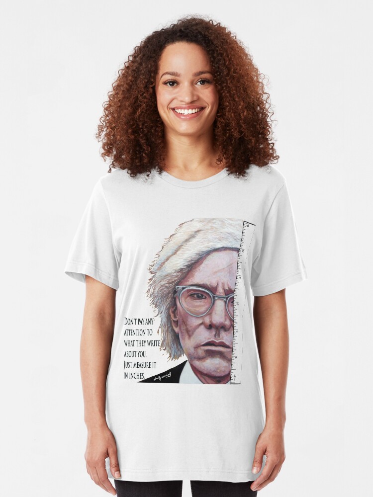Alternate view of Advice from Warhol Slim Fit T-Shirt