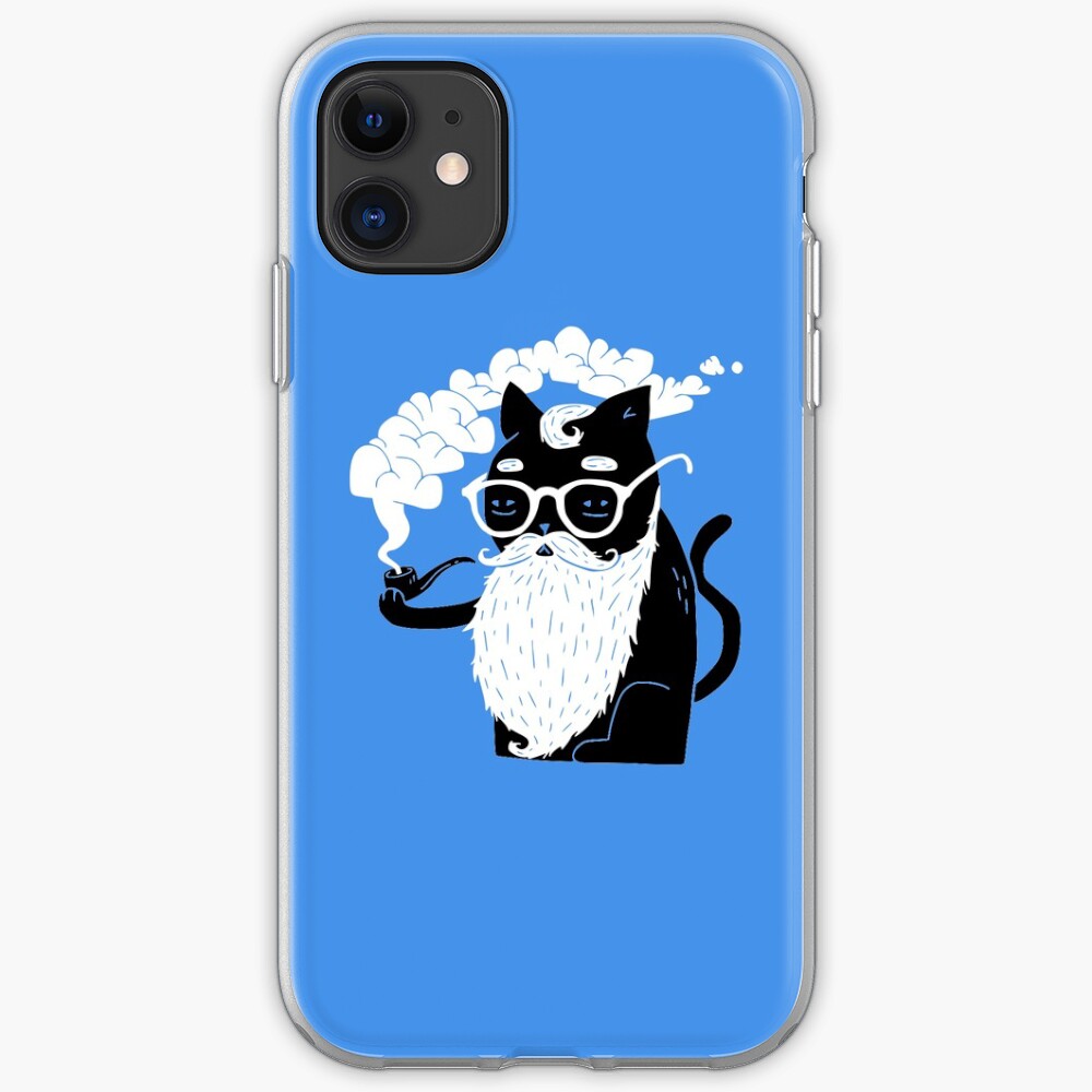 Whiskers And Pipe iPhone Case & Cover