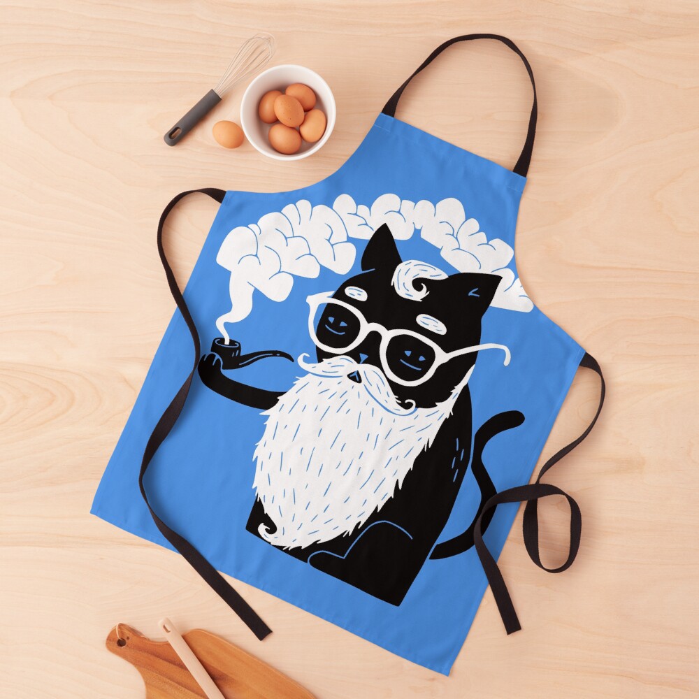 Whiskers And Pipe Apron