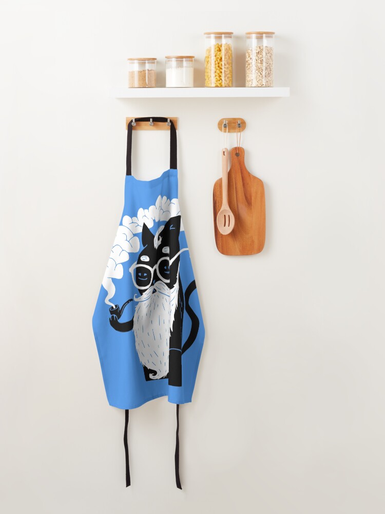 Alternate view of Whiskers And Pipe Apron