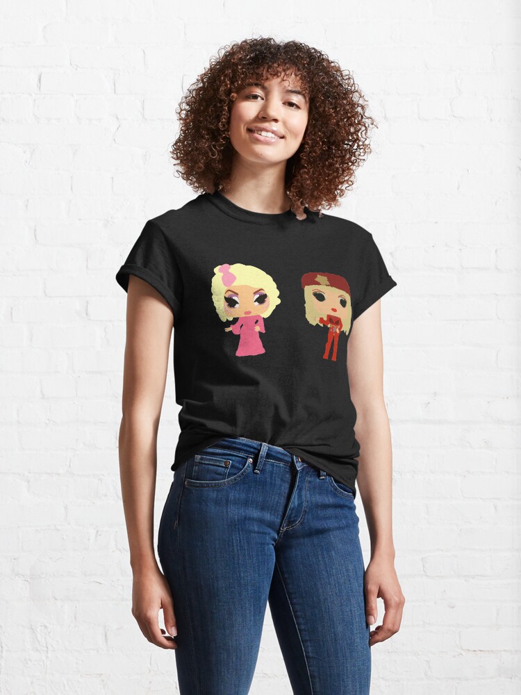 Alternate view of Trixie and Katya Funko Pop UNHhhh Classic T-Shirt