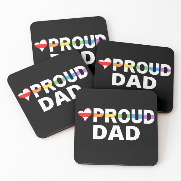 Item preview, LGBTQ Proud Dad designed and sold by The-Gayborhood.