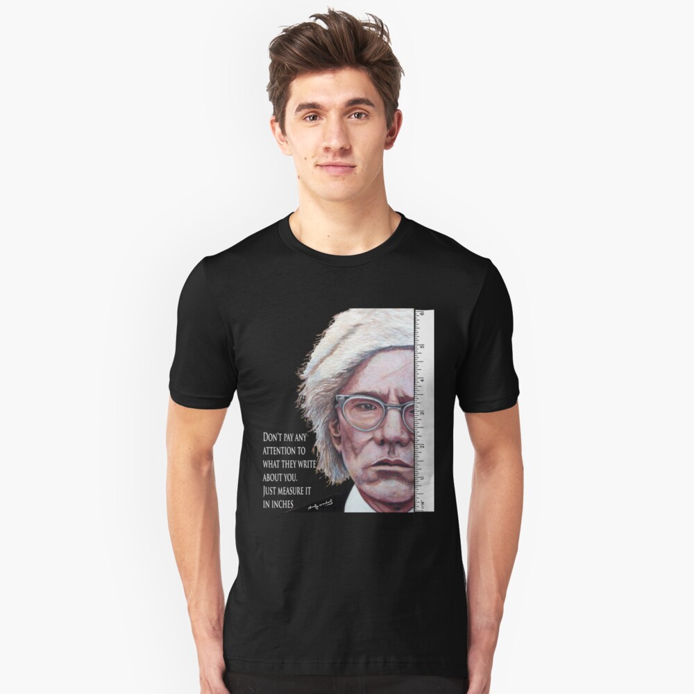 Advice from Warhol Slim Fit T-Shirt