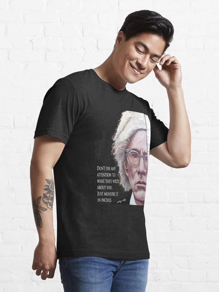 Alternate view of Advice from Warhol Essential T-Shirt
