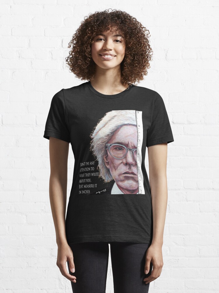Alternate view of Advice from Warhol Essential T-Shirt