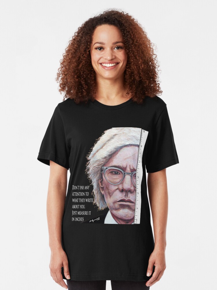 Alternate view of Advice from Warhol Slim Fit T-Shirt