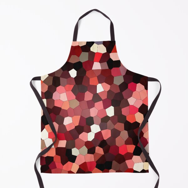 Item preview, Red modern geometric motif designed and sold by Francesko221.