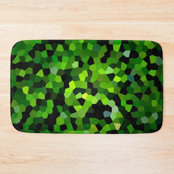 Item preview, Green modern geometric motif designed and sold by Francesko221.