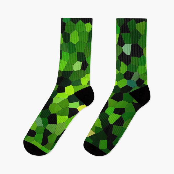 Item preview, Green modern geometric motif designed and sold by Francesko221.