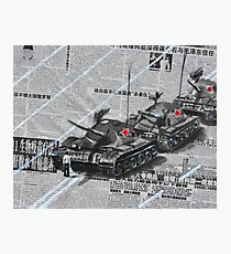 Tank Man of Tiananmen Photographic Print