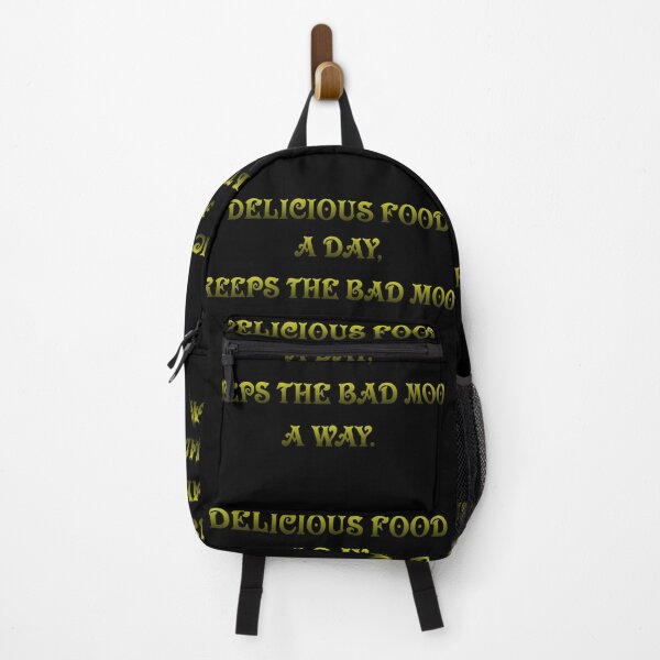 Item preview, Delicious Food A Day, Keeps The Bad Mood Away Text Design designed and sold by Aldrin Capco.