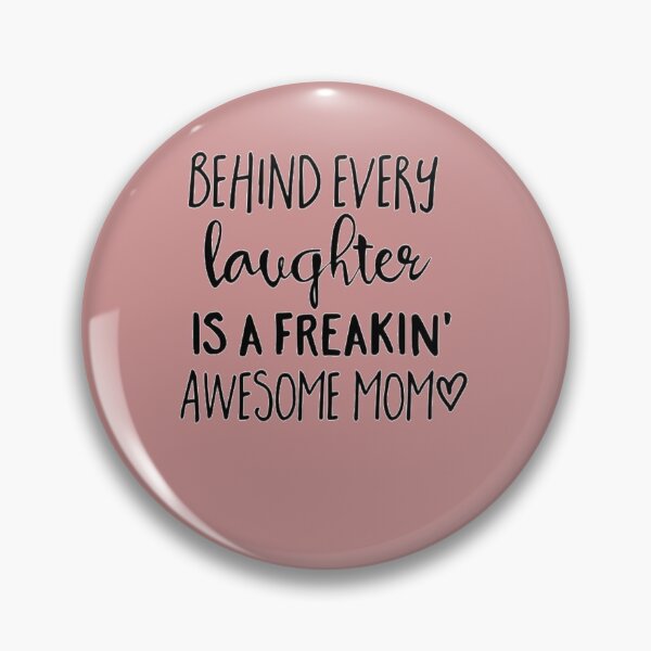 Item preview, Behind Every Laughter is an Awesome Mom designed and sold by PaperDreamPod.