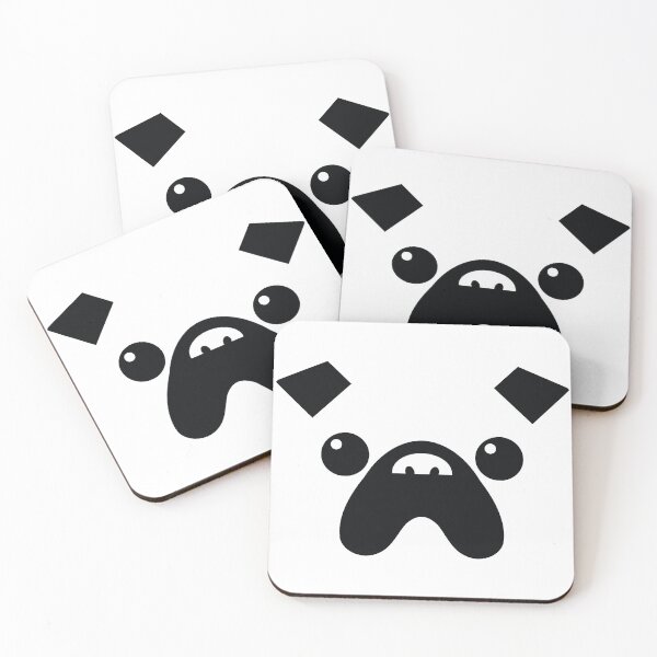 Item preview, Minimalist Pug Face / Screaming Face Rollercoaster Dude Illusion designed and sold by pelagio.