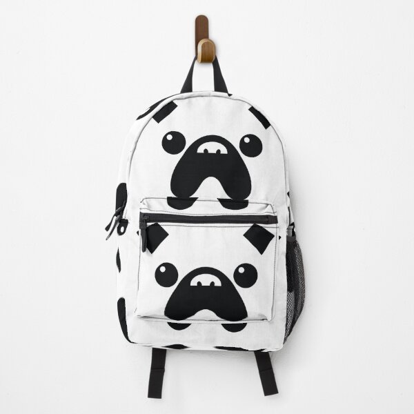 Item preview, Minimalist Pug Face / Screaming Face Rollercoaster Dude Illusion designed and sold by pelagio.