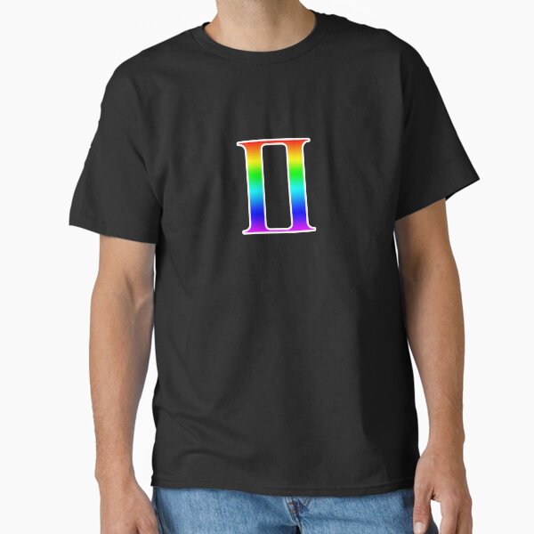 Artikel-Vorschau von Gemini Zodiac Sign in Rainbow , designt und verkauft von Bumblefuzzies.
