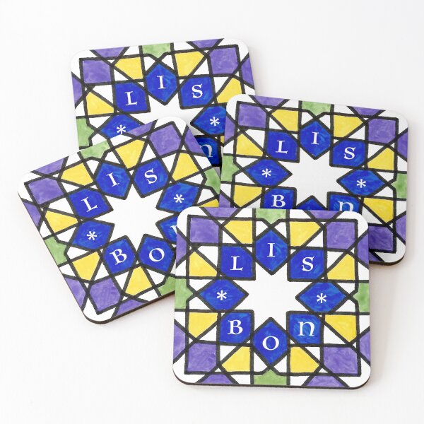 Artikelvorschau, Lisbon Portugal Tile entworfen und verkauft von amyhags.