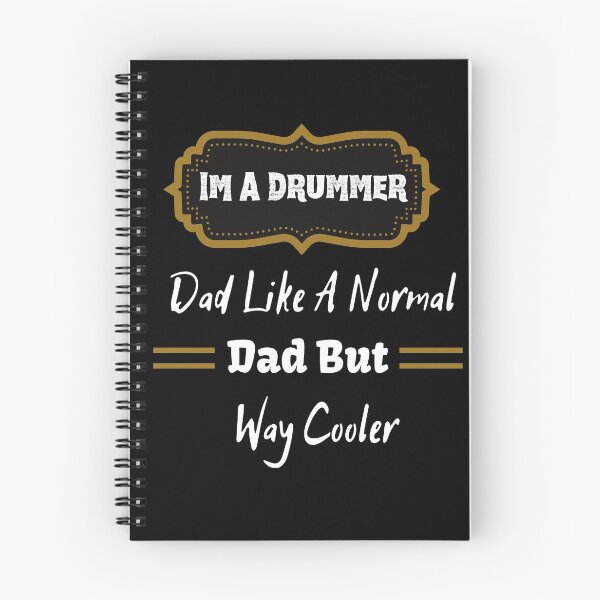 Item preview, I'M A DRUMMER DAD LIKE A NORMAL DAD ONLY WAY COOLER designed and sold by Ela-Designer.