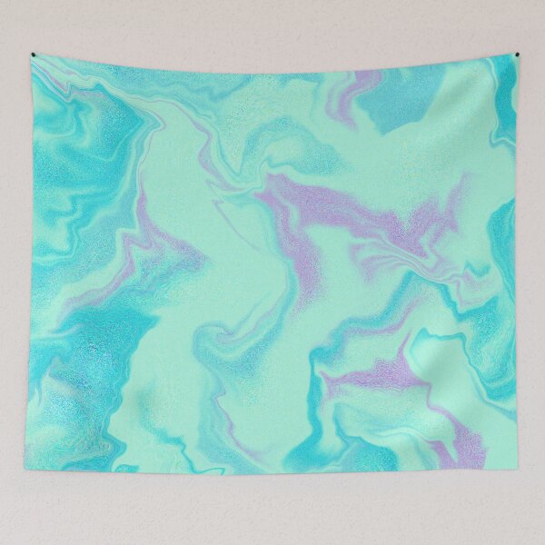 Aperçu de l'œuvre Multicolor Marble Blues créée et vendue par AlishaMSchil.