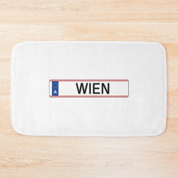 Artikelvorschau, Wien Kennzeichen entworfen und verkauft von GPCDesign.