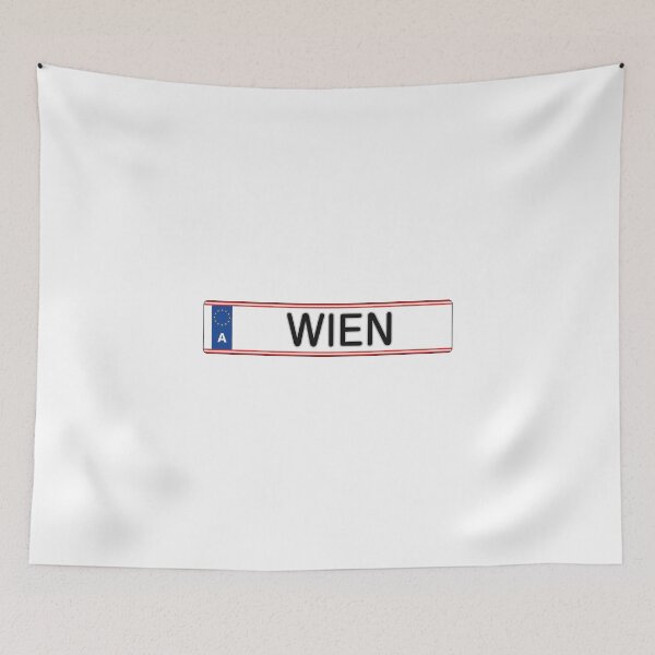 Artikelvorschau, Wien Kennzeichen entworfen und verkauft von GPCDesign.