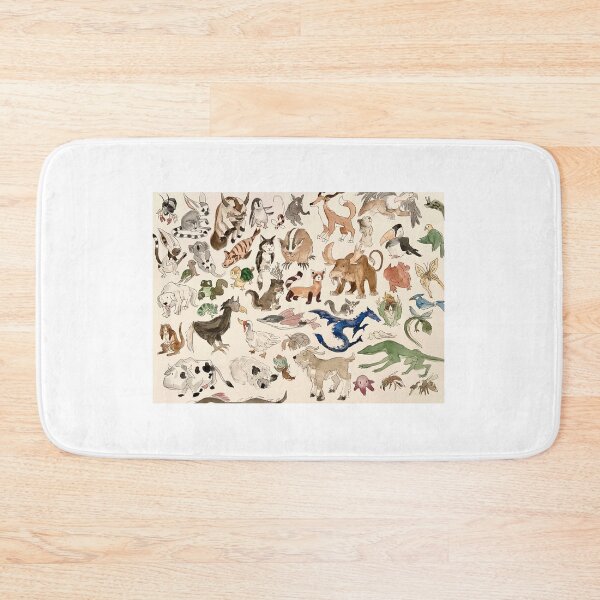 Item preview, Avatar animal character prints Avatar the Last Airbender, Watercolor painting, Appa, Momo, turtle duck, pabu, doodle, art print, legend of korra, naga  designed and sold by bearalpha.