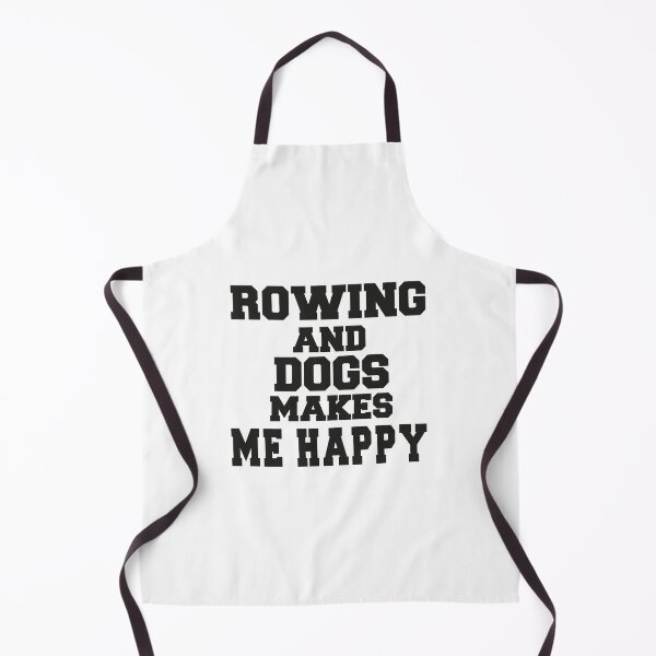 Item preview, ROWING AND DOGS MAKES ME HAPPY  : funny gift for her Cute Family Gift idea for Mom designed and sold by DIGIL DOWN.