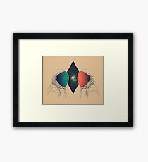 Space Between Framed Print
