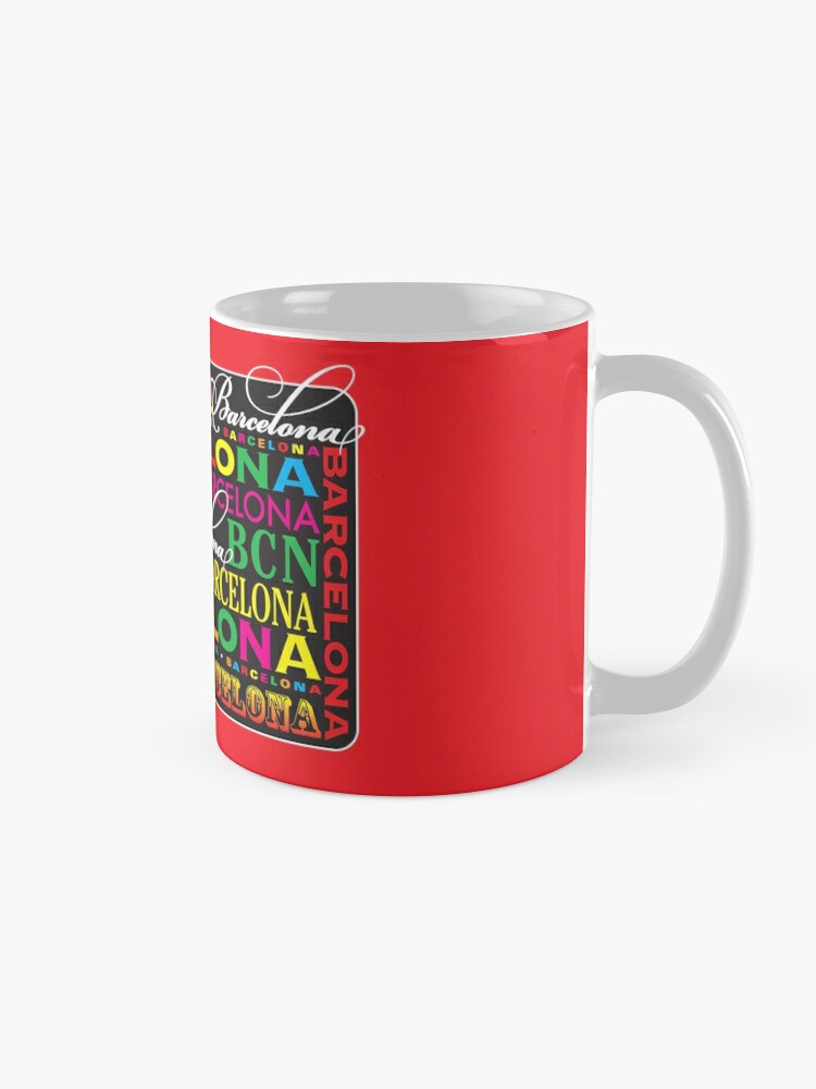 Barcelona Script Famous Lovely Day Design Coffee Mug for Sale by