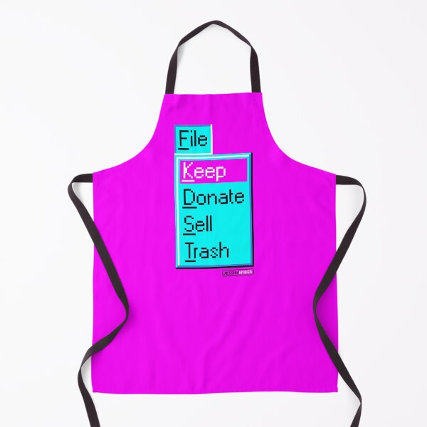 Item preview, Konmari Neon Pink Blue Decluttering Windows 95 Computer Menu designed and sold by JessicaAmber.