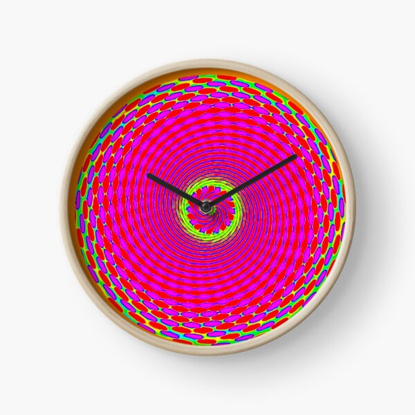 ORANGE SUNSHINE Clock
